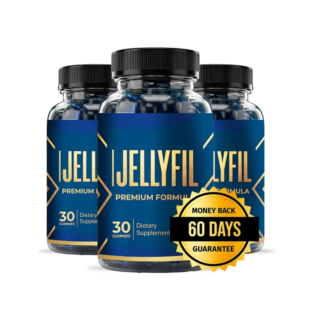 Jelly Fill bottles with the 60-day money-back guarantee seal
