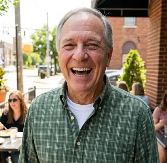 Lifestyle photograph of a man supplied with the product assets
